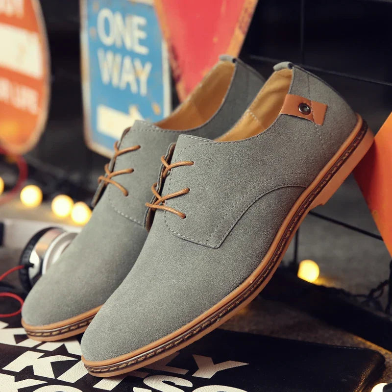 Men's Suede Oxford Shoes – Altea