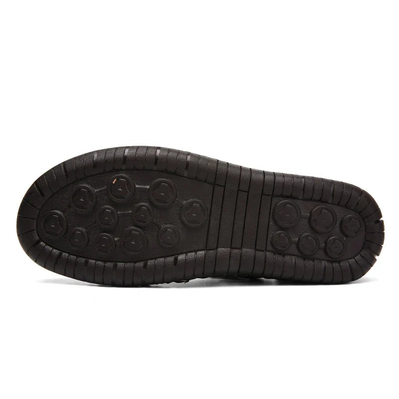 Men's Classic Leather Sandals – Mijas