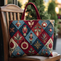 Holly Star Tote Bag