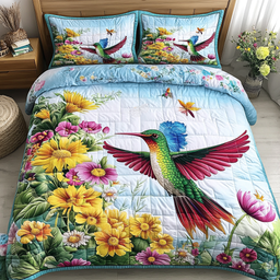 Hummingbird Joy 3-Piece Bedding Set