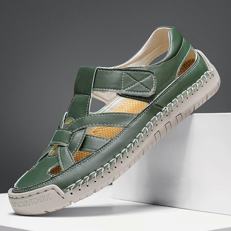 Men's Summer Leather Casual Shoes – Vasco