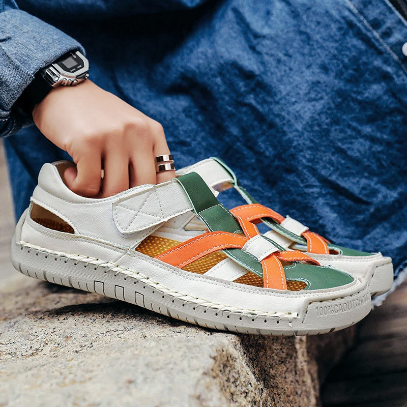 Men's Summer Leather Casual Shoes – Vasco