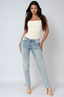 Amelie | Light Blue Straight-Leg Jeans