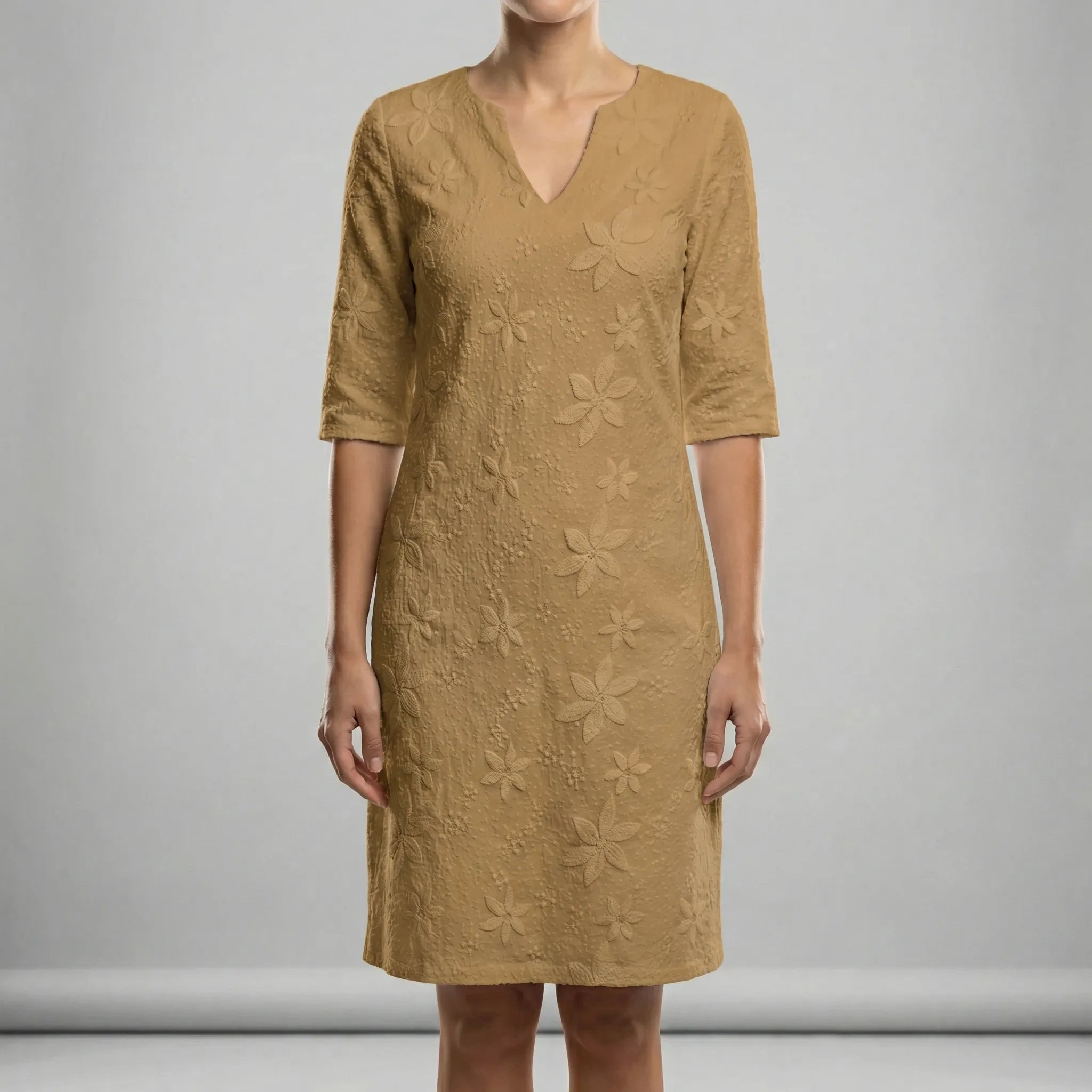 Women’s V-Neck Floral Summer Dress - Parker and Grant