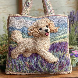 Lavender Run Tote Bag