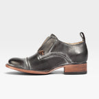 Women's Leather Oxford Shoes with Lace-Up Closure — view 7