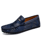 Men's Floral Leather Loafers – Konrad