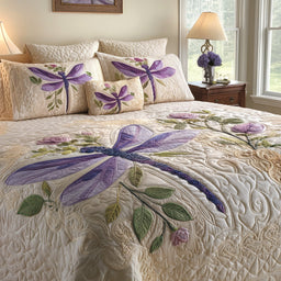 Meadow Dragonfly 3-Piece Bedding Set
