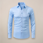 Men's wrinkle-resistant point collar formal shirt