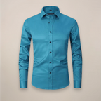 Men's wrinkle-resistant point collar formal shirt