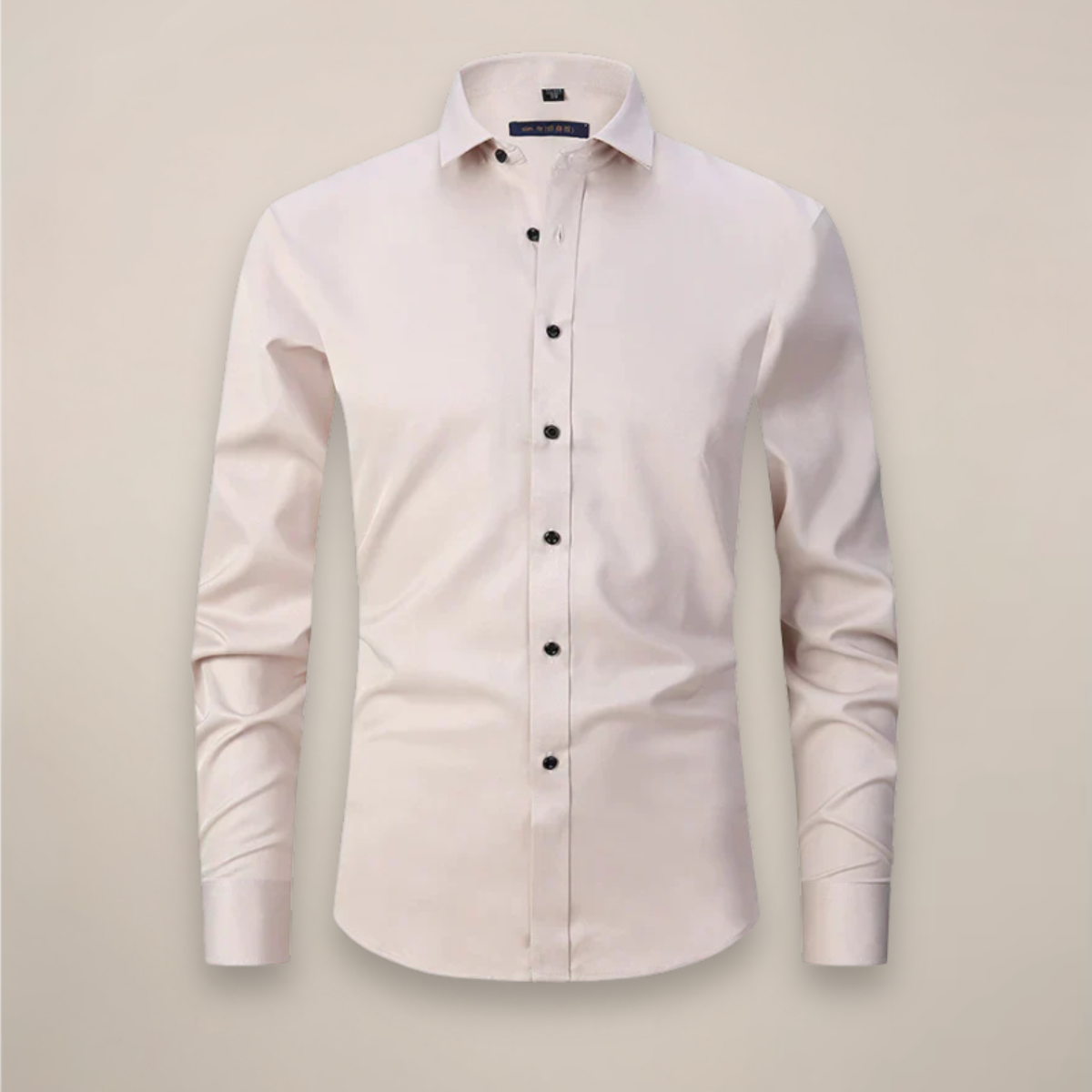Men's wrinkle-resistant point collar formal shirt