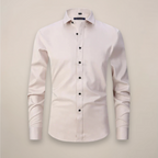 Men's wrinkle-resistant point collar formal shirt