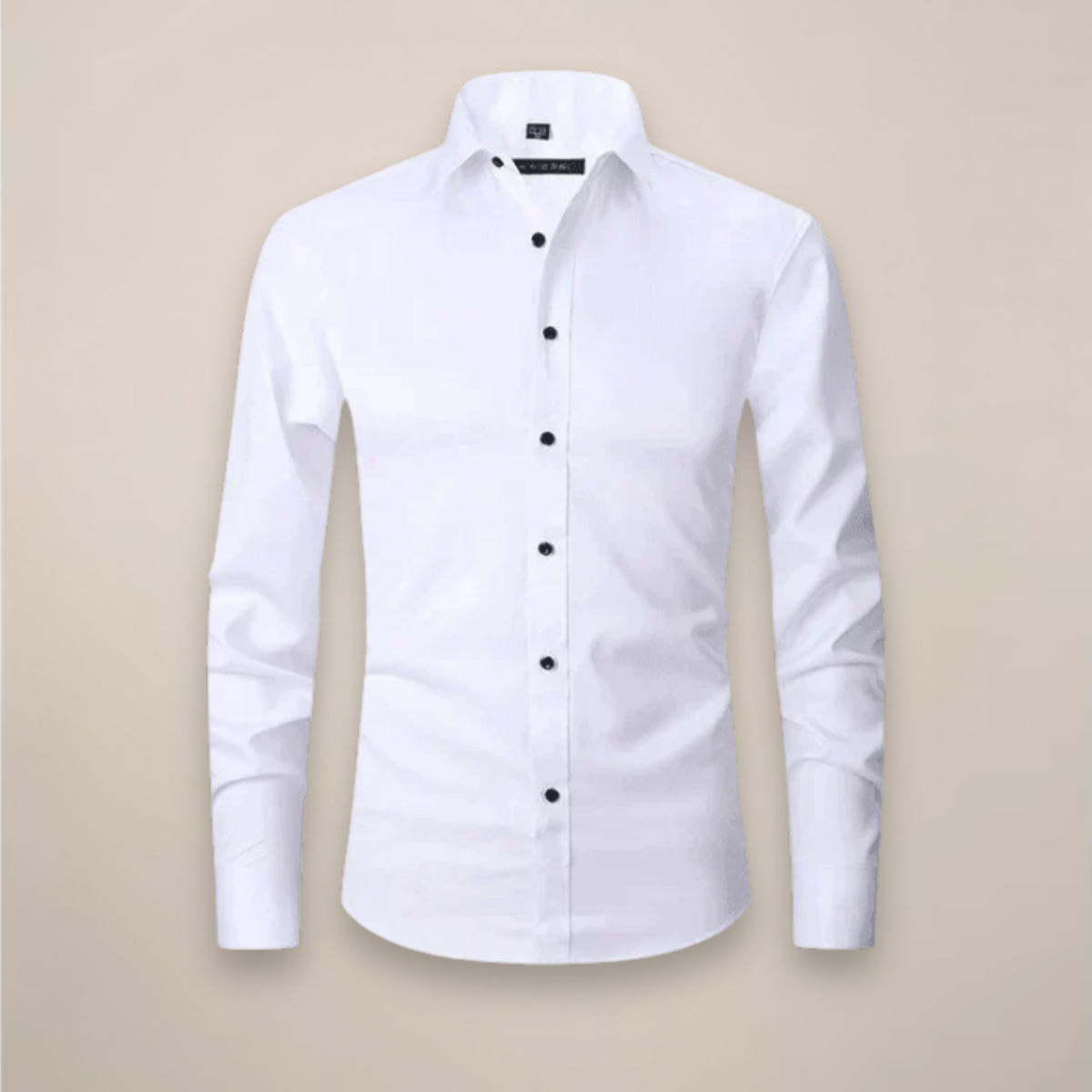 Men's wrinkle-resistant point collar formal shirt