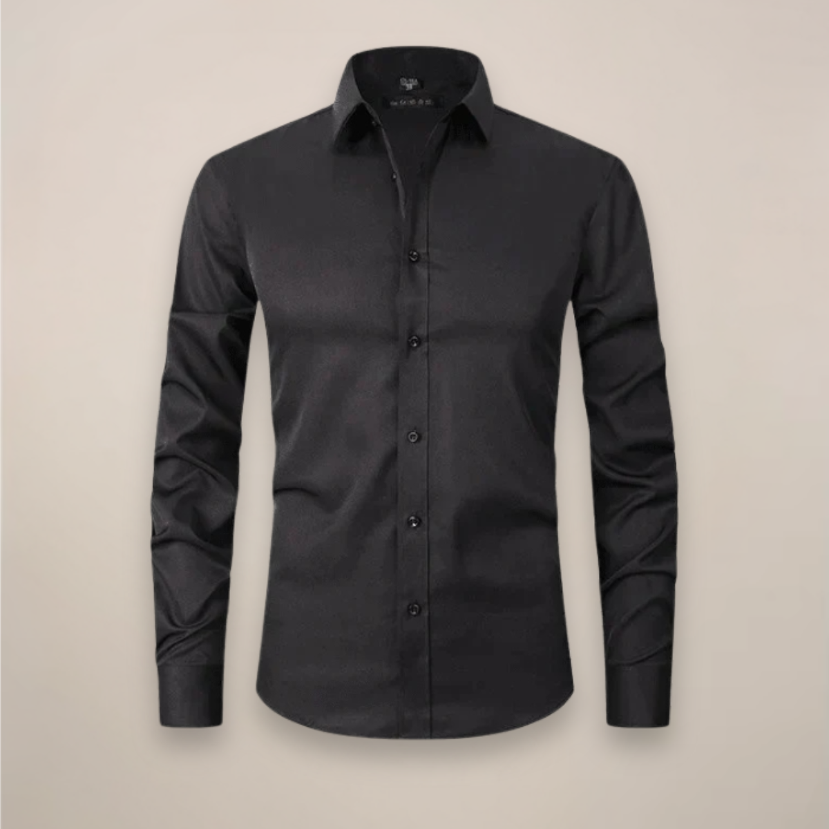 Men's wrinkle-resistant point collar formal shirt