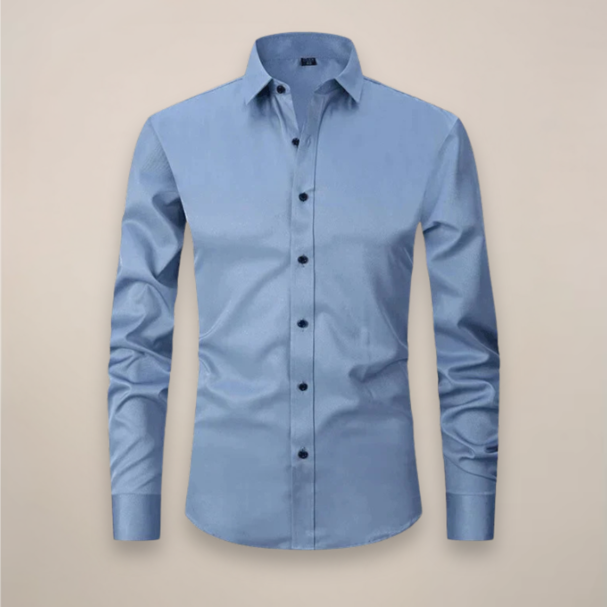 Men's wrinkle-resistant point collar formal shirt