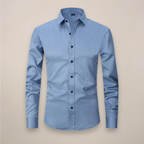 Men's wrinkle-resistant point collar formal shirt
