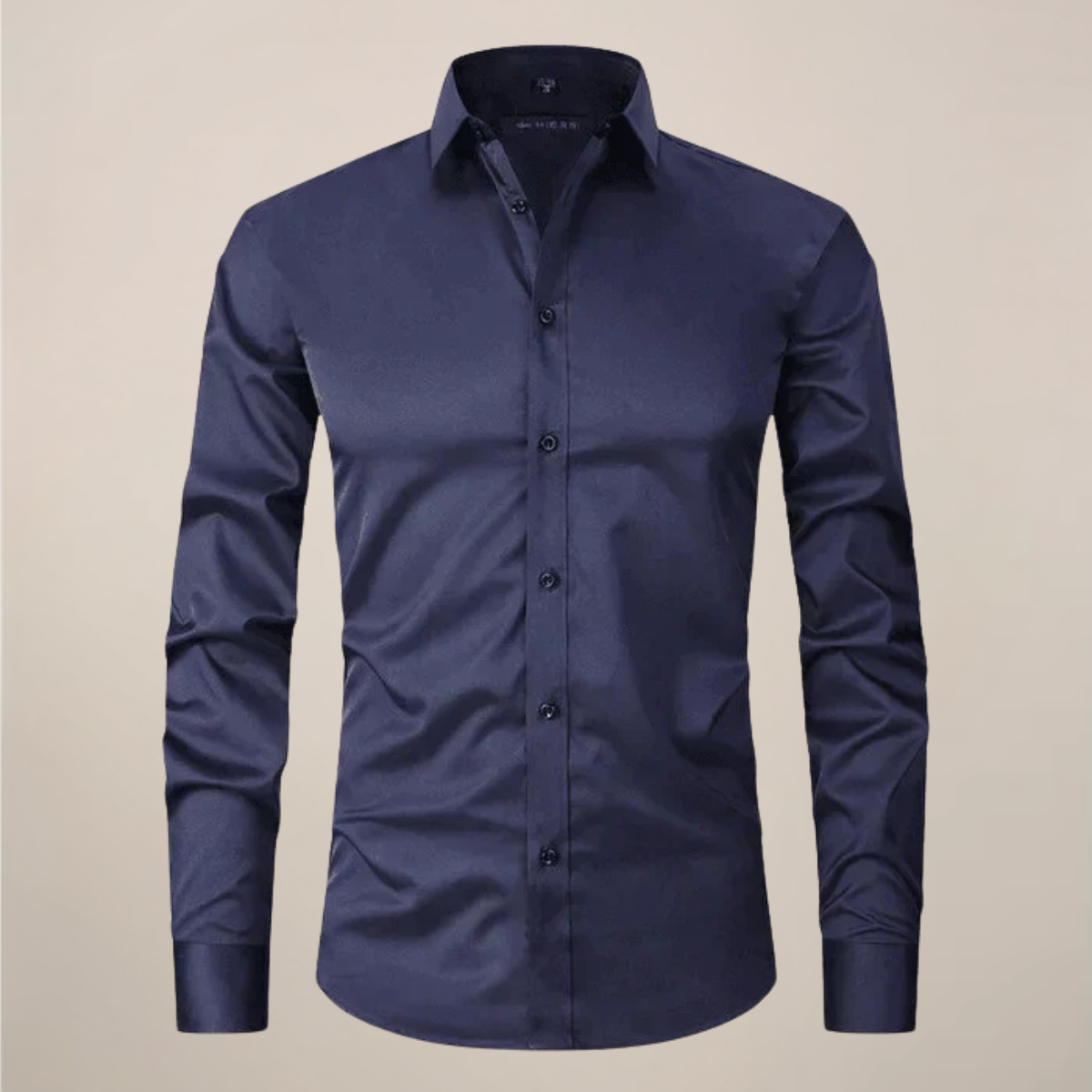 Men's wrinkle-resistant point collar formal shirt