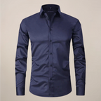 Men's wrinkle-resistant point collar formal shirt