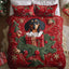Mistletoe Dachshund 3-Piece Bedding Set