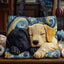 Moonlit Duo Labrador Tote Bag