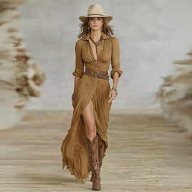 Hayley | Belted Shirt Dress