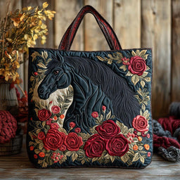 Nocturne Rose Elegance Tote Bag