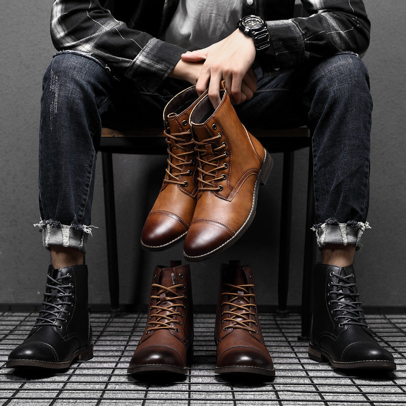 Men's Leather Hiking Boots – Tadhg
