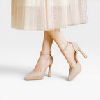 Women's Patent Leather Heels with Ankle Strap — view 7