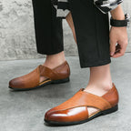 Men's Vintage Leather Loafers – Bayonne