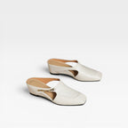 Women's Square Toe Leather Mules — view 10