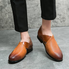 Men's Vintage Leather Loafers – Bayonne