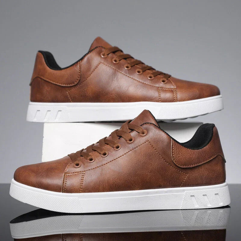 Men's Leather Sneakers – Corrado