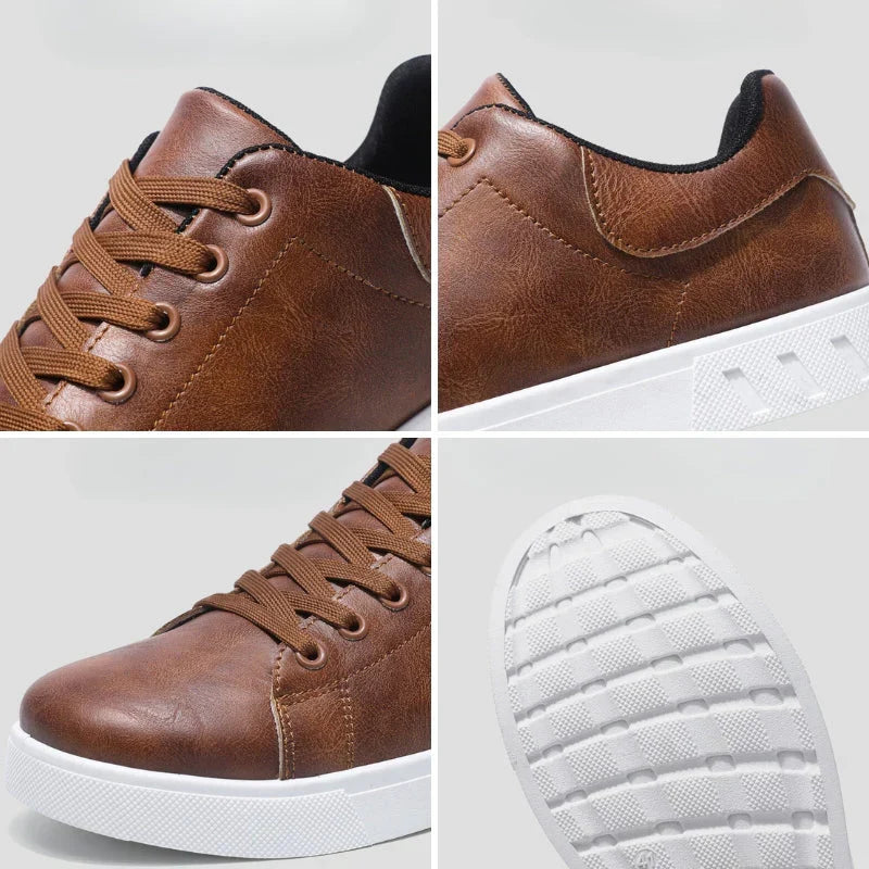 Men's Leather Sneakers – Corrado