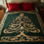 Opulent Christmas Tree 3-Piece Bedding Set