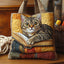 Page Purr Tote Bag