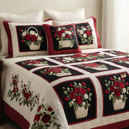 Petal Cascade 3-Piece Bedding Set