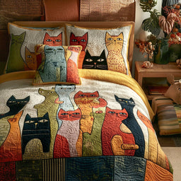 Petal Cat 3-Piece Bedding Set