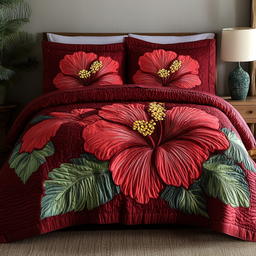 Petal Harmony 3-Piece Bedding Set