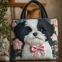 Pink Bow Tote Bag