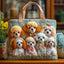 Poodle Family Harmony Tote Bag