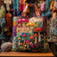 Rainbow Grove Mushrooms Tote Bag