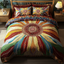 Rainbow Sunburst 3-Piece Bedding Set