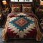 Rustic Red Diamond 3-Piece Bedding Set
