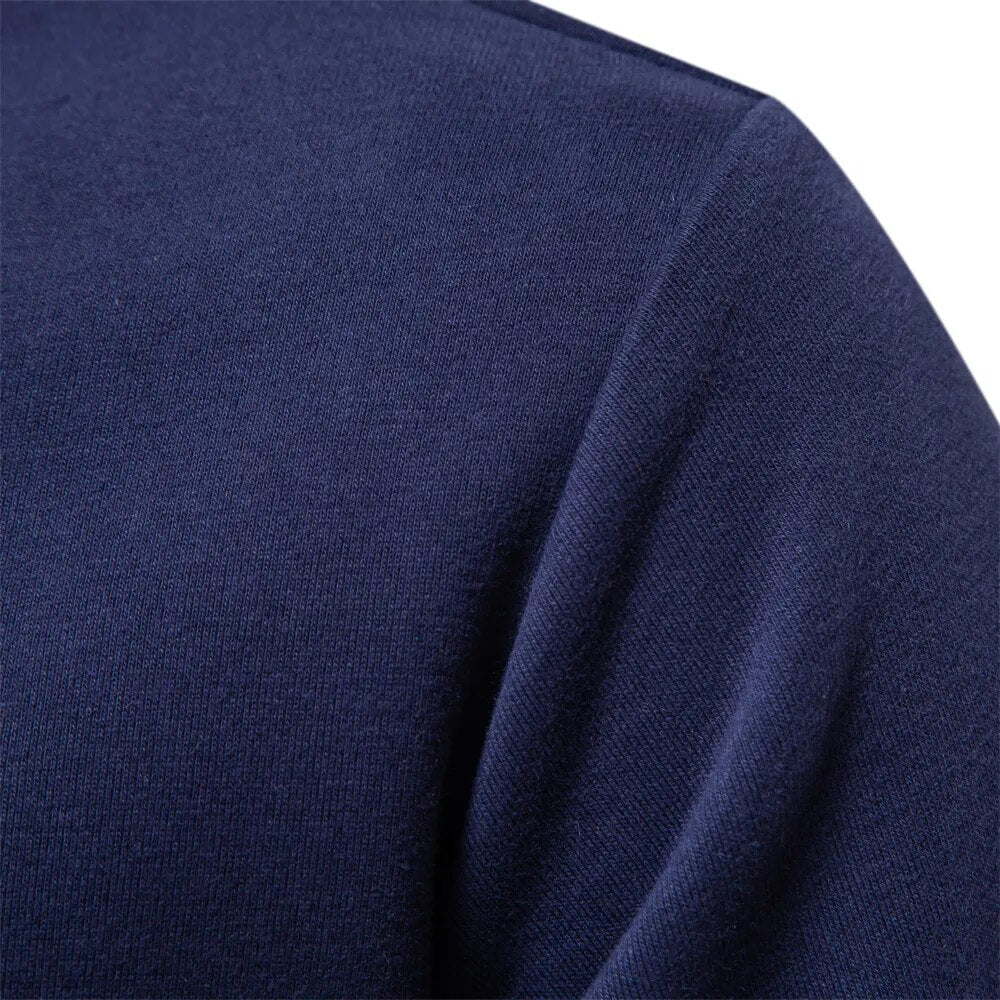 Men's Contrast-Collar Sweatshirt | Hallcrest