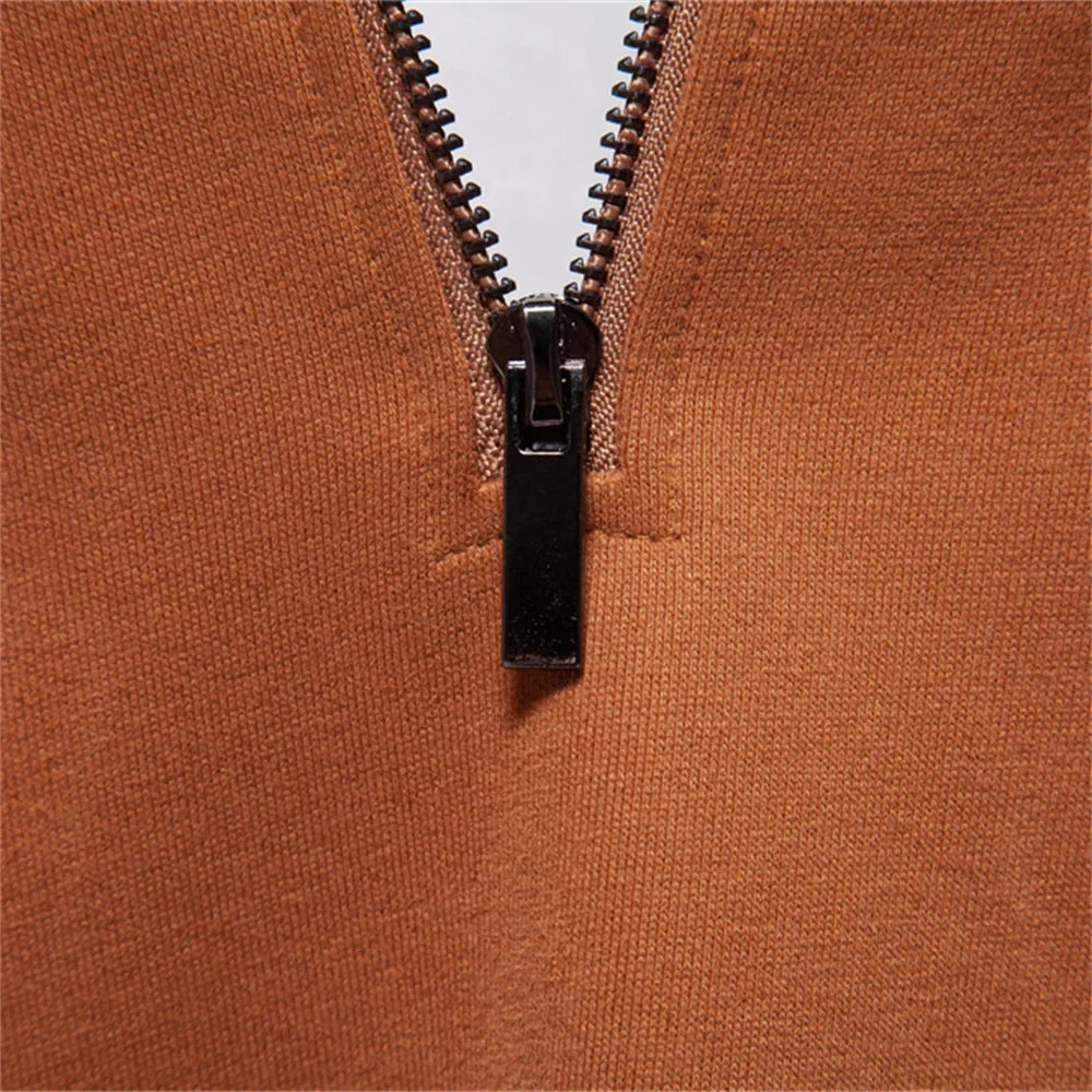 Men's Striped Quarter-Zip Jumper | Sultan