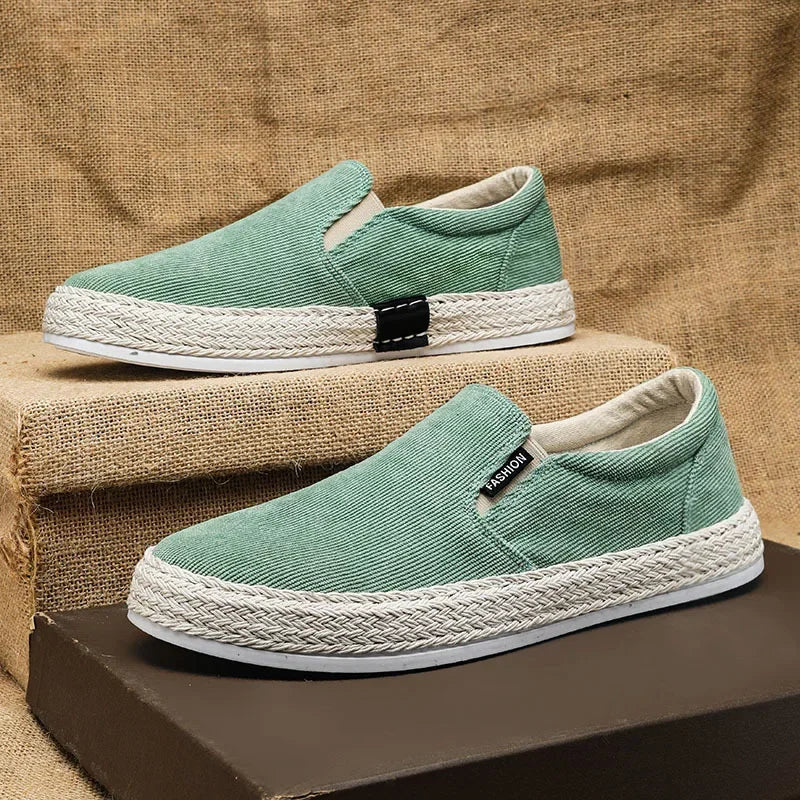Men's Canvas Slip-On Shoes – Viggo