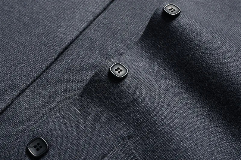 Men's Patterned Knit Cardigan | Evren