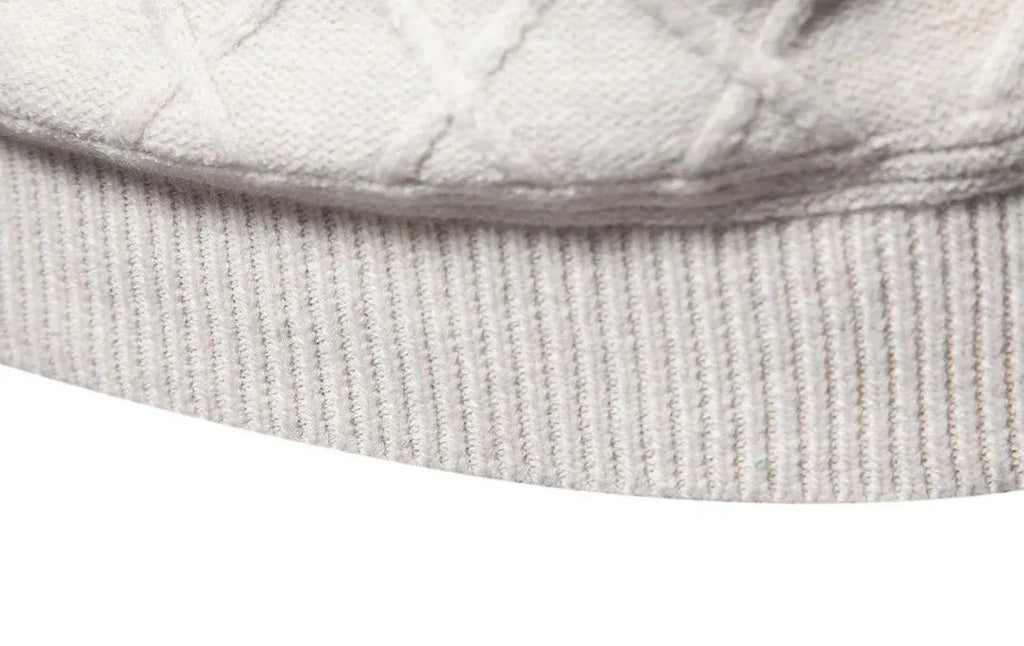 Men's Cable Knit Crewneck Jumper | Lev