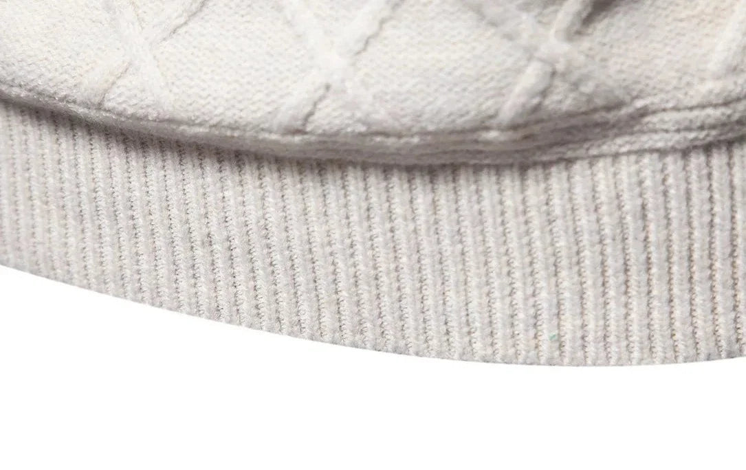 Men's Cable Knit Crewneck Jumper | Lev