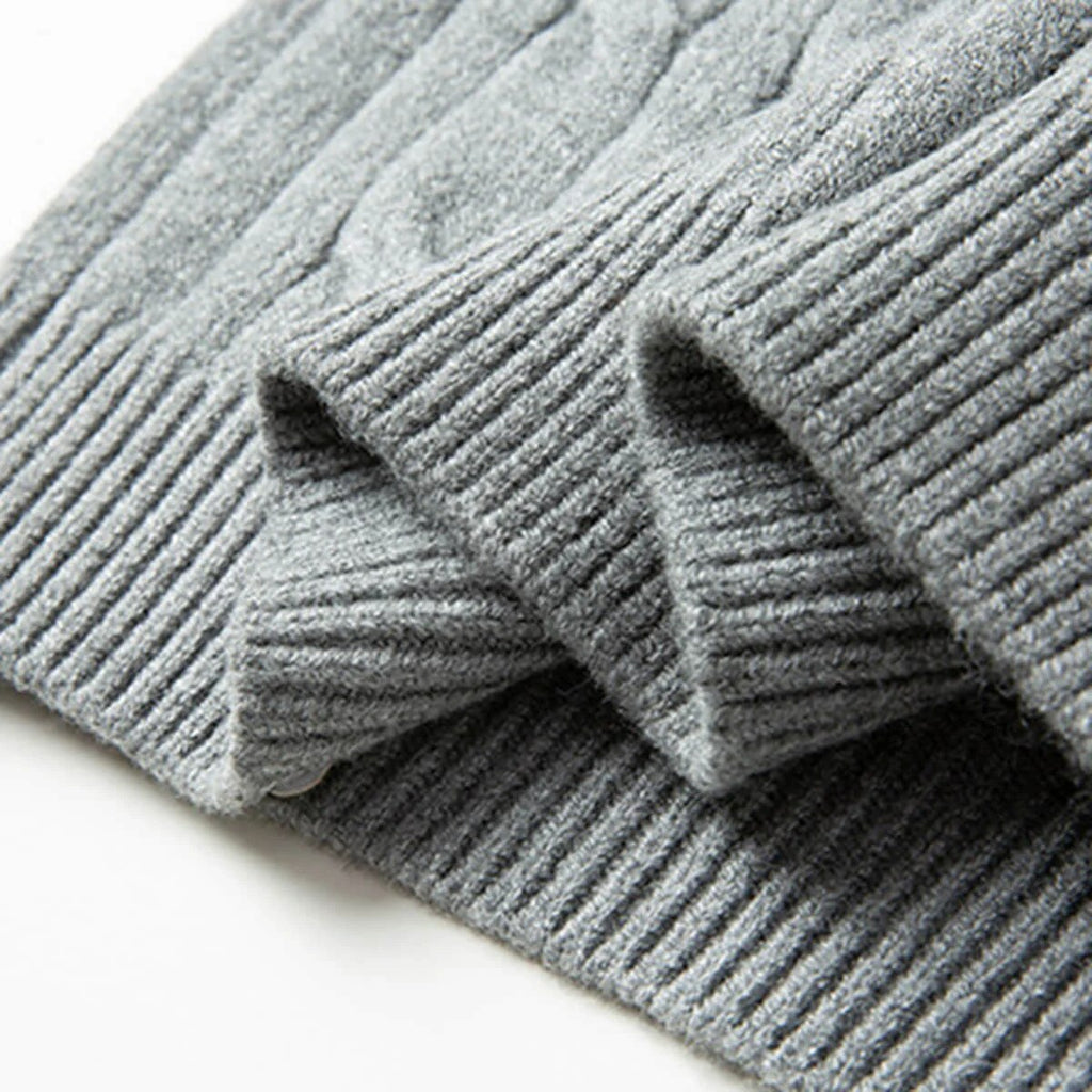 Men's Chunky Cable Knit Cardigan | Highgate